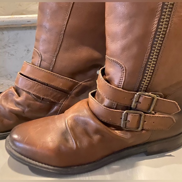 STEVE MADDEN- Tall leather Riding boots - Picture 4 of 8